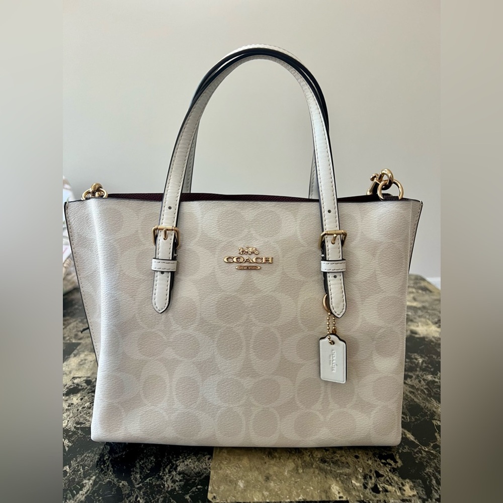 Coach Mollie Tote Bag 25 in Signature Canvas